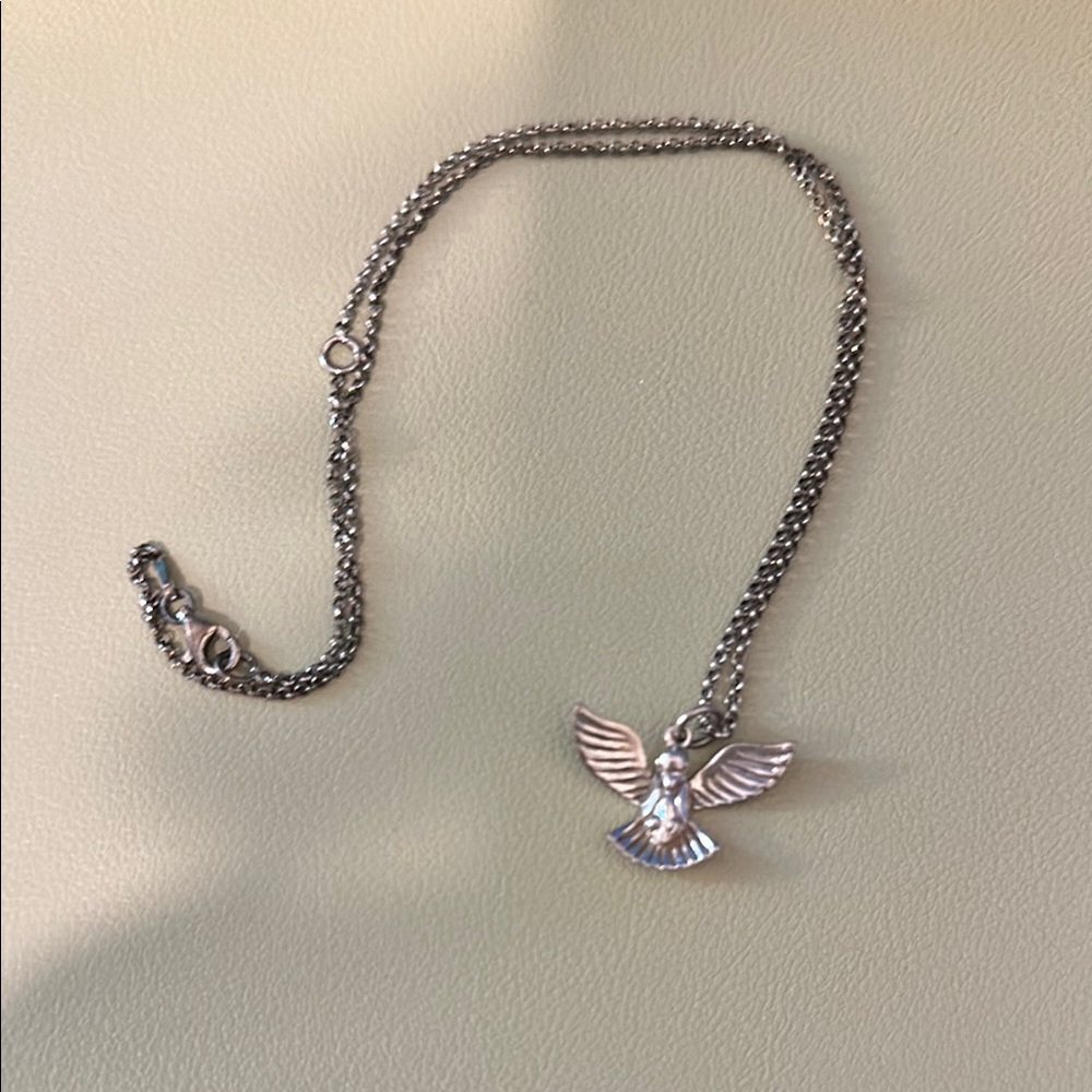 Silver eagle Pendant Necklace